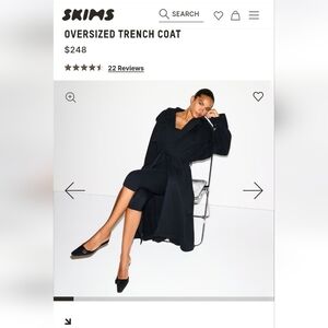 SKIMS Oversized Trench Coat